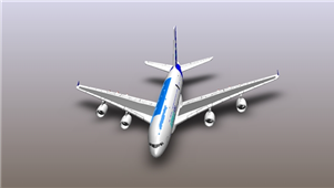solidworks机械设备飞机3D模型