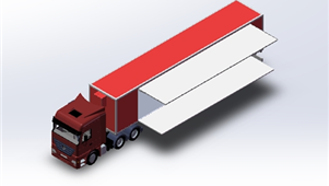 集装箱卡车玩具模型