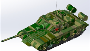 99式主战坦克精品模型