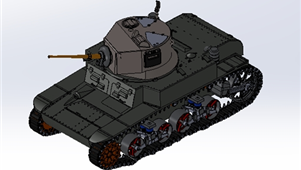M3斯图尔特坦克模型