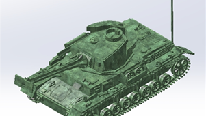 四号中型坦克模型