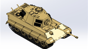 虎王坦克模型