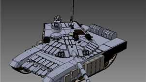 俄罗斯T90坦克模型