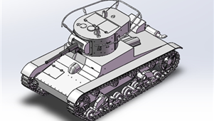 T-26轻型坦克模型