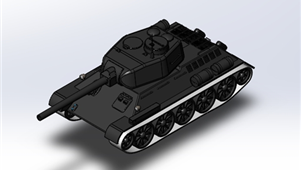 T34坦克模型
