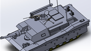 M1A1主战坦克模型