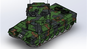 豹2坦克模型