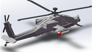 阿帕奇直升机模型