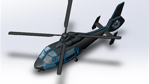 AS365直升机模型