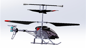 高级航模直升机模型