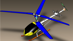 精致航模直升机模型
