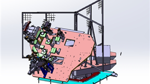 汽车引擎盖机器人自动焊接工作站