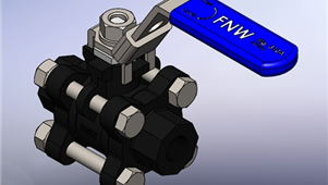 FNW-FNW311系列 三片式内螺纹手动球阀