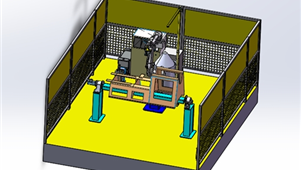 探矿机械机架体机器人焊接工作站