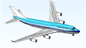 飞机模型-波音747