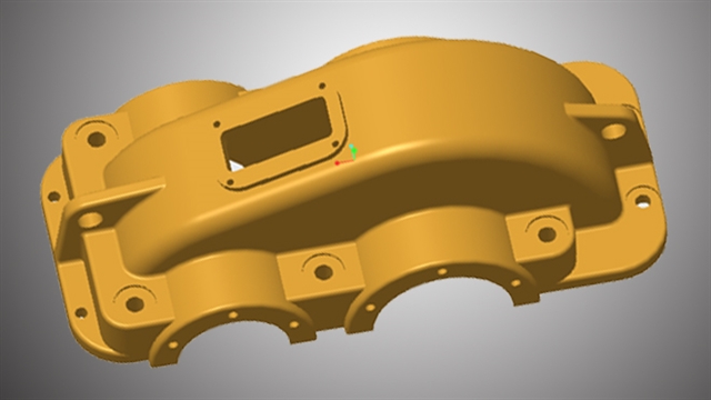 proe机械零件建模实例---减速器上盖
