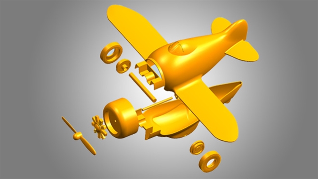 ug曲面实列---飞机模型曲面练习