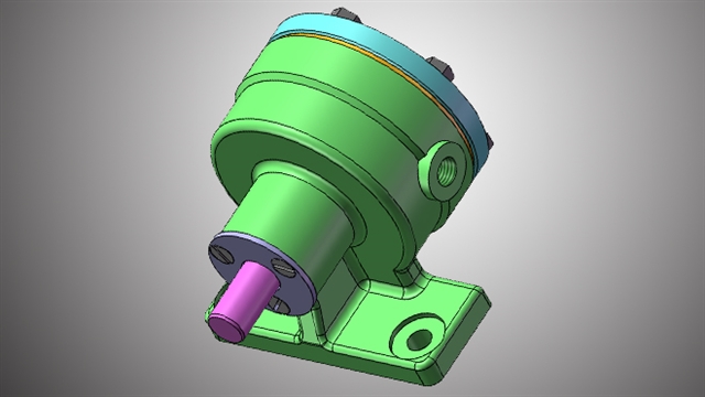 solidworks装配体建模实例---三元子泵