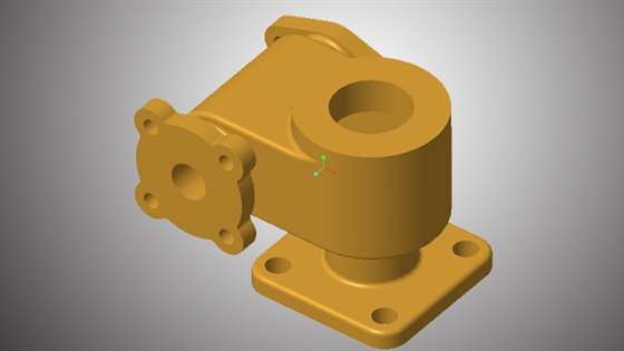 creo零件建模实战案例---阀体