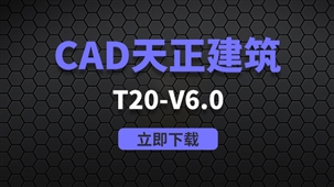 CAD天正建筑-T20天正V6.0建筑-Win系统安装包