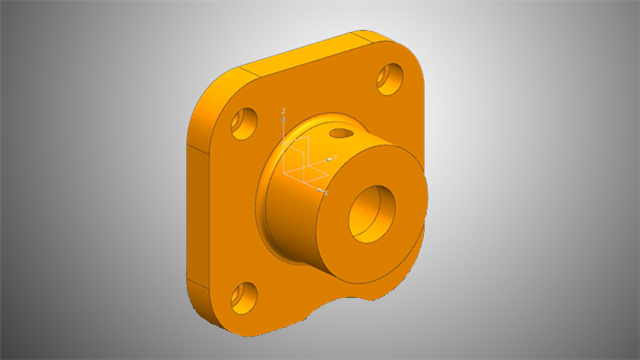 ug机械零件建模实例---端盖