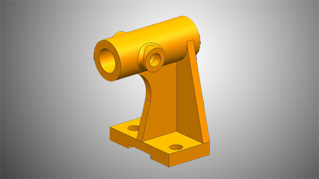 ug机械零件建模实例---支架