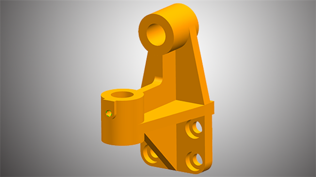 ug机械零件建模实例---悬臂支架