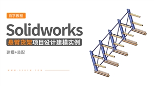 Solidworks项目设计实例---悬臂货架