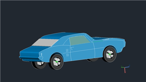 AutoCAD机械汽车模型图纸