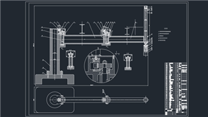 CAD电动关节机械手设计图纸