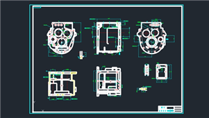 CAD拖拉机变速箱箱体工艺及夹具设计图纸