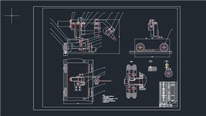 CAD焊接机器人车体结构设计装配图纸