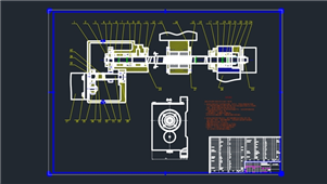 AutoCAD图纸普通机床的自动化改造设计