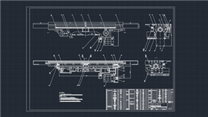 CAD数控机床传动设计图纸