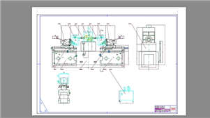 AutoCAD组合液压设计练习图纸