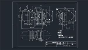 AutoCAD铣床设计图纸主轴箱设计练习图