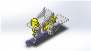 Solidworks机械设备工件控制图纸机械三维模型