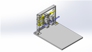 Solidworks机械设备测量位置阶段三维模型