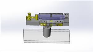 SolidWorks自由导向焊接夹具三维模型