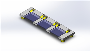 SolidWorks机械设计焊接夹具三维模型