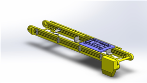 SolidWorks机械设备托盘移动机构三维模型