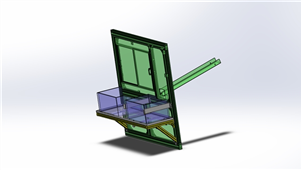 SolidWorks托盘工序机械设备三维模型