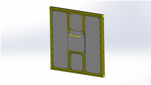 SolidWorks机械模型3D装拆窗机械设备模型