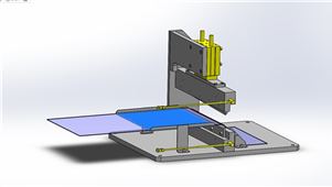 SolidWorks机械切割机三维模型