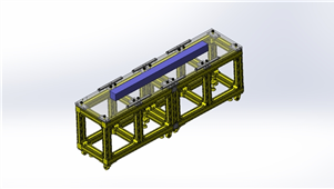 SolidWorks机械设备精密滑台3D模型