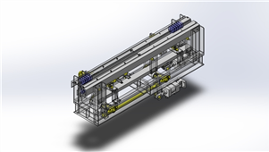 Solidworks机械设备齿轮间传递搬运三维模型