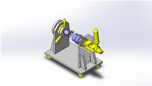 SolidWorks机械工件分度机构三维模型