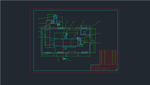AutoCAD机械高效燃煤热风炉平面图