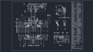 AutoCAD机械高压球阀图纸