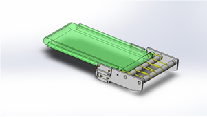 SolidWorks圆皮带机构3D模型